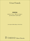 Prière (2 Pianos ou Piano et Harmonium )