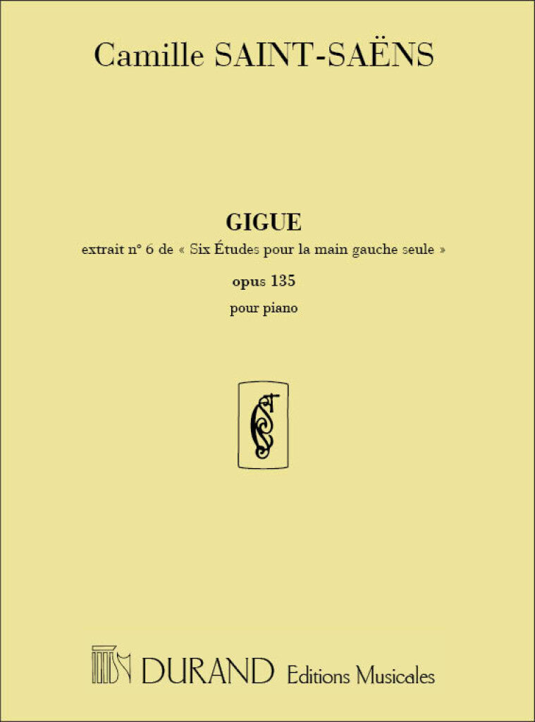 Gigue Op 135 N 6 Piano Op (Extrait Etudes Main