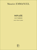 Sonate Violon-Piano
