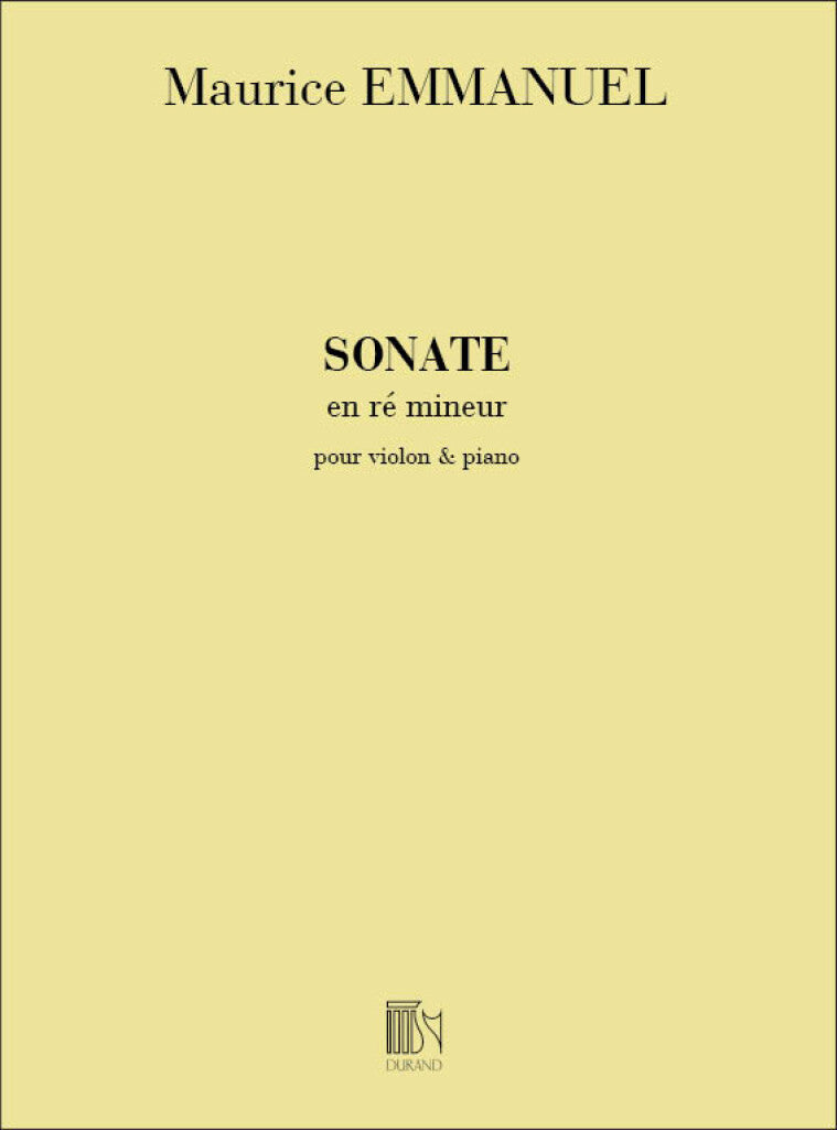 Sonate Violon-Piano