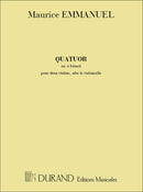 Quatuor à Cordes  (Set of Parts)