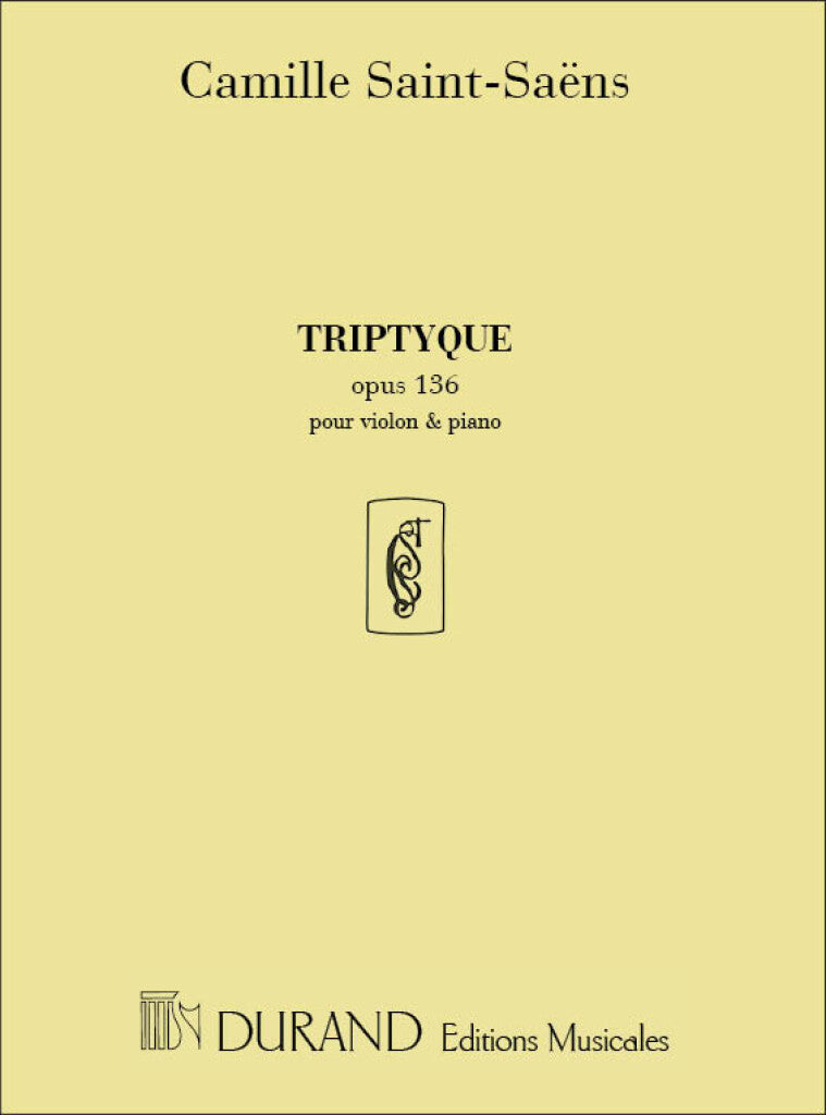 Triptyque Op 136 Violon-Piano