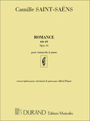 Romance Op 51 Clarinette-Piano (Piguet)