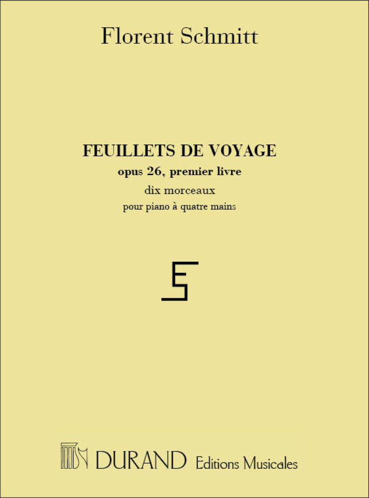 Feuillets de Voyage Opus 26 Livre I