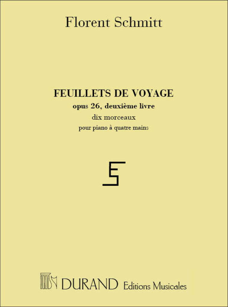 Feuillets de Voyage Opus 26 - II Livre