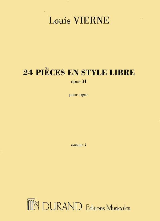 24 Pièces en style libre, op. 31, vol. 1