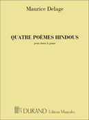 4 Poemes Hindous Chant et Piano