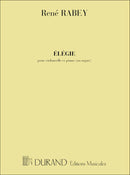Elegie, Pour Violoncelle et Piano (Ou Orgue)