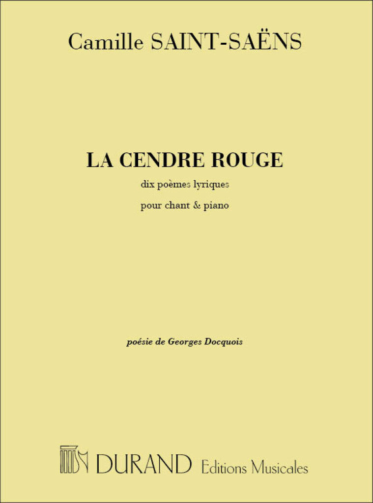 La Cendre Rouge Chant-Piano