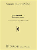 Quam Dilecta 4 Vx-Orgue-Harpe Ad Libidum