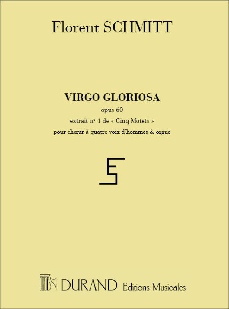 5 Motets N 4 Virgo Gloriosa