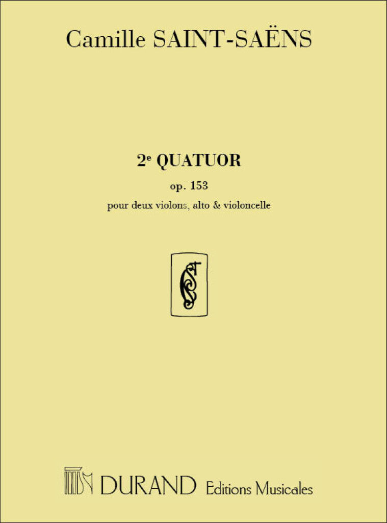 Quatuor N 2 Op 153