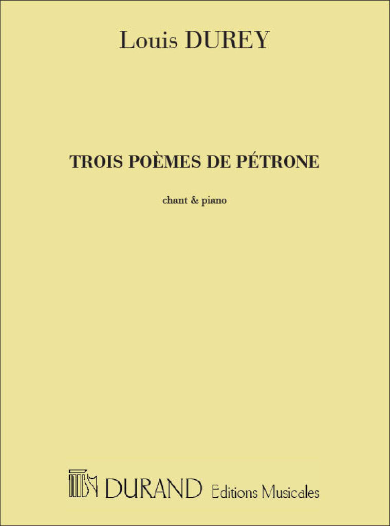 Trois Poemes de Petrone