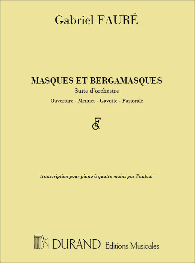 Masques et Bergamasques. Suite D'Orchestre