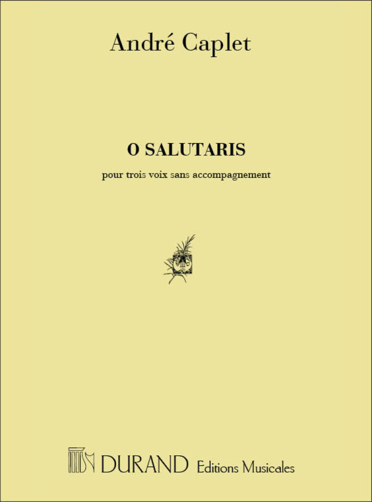 O Salutaris, A Trois Voix Sans Accompagnement