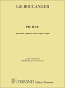 Pie Jesu, pour chant (mezzo), quatuor à cordes (Score)