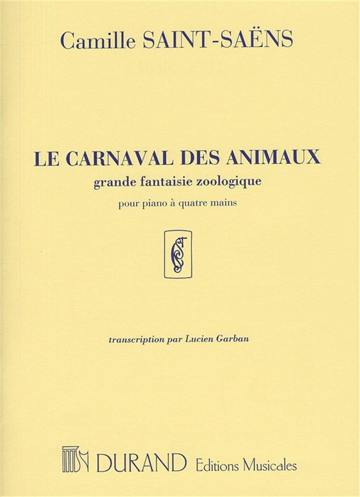 Le Carnaval des Animaux (Piano, 4 Hands)