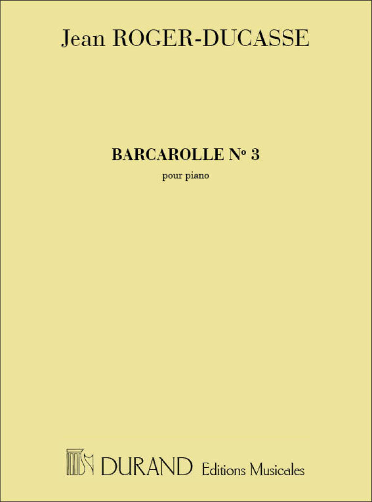 Barcarolle N 3