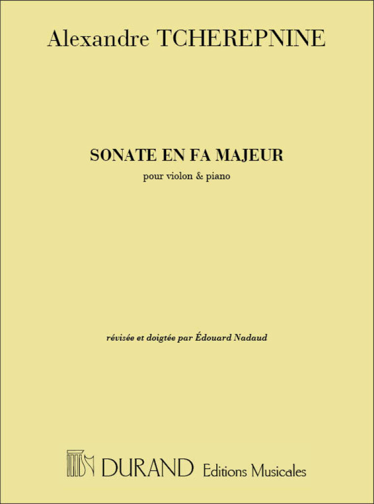 Sonate Violon-Piano