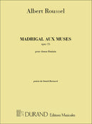 Madrigal Aux Muses, Opus 25
