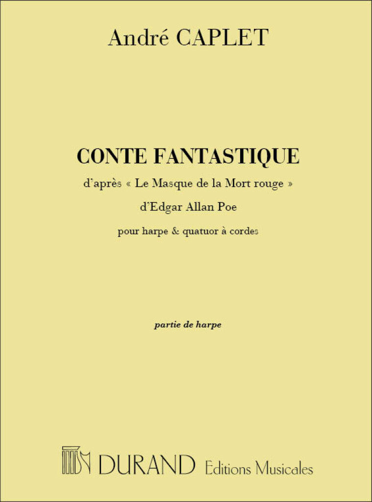 Conte Fantastique, Pour Harpe et Quatuor à Cordes (Harp part)