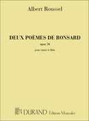 2 Poemes de Ronsard Op 26 Pour Chant et Flute
