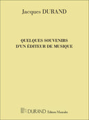 Souvenirs D'Un Editeur De Musique