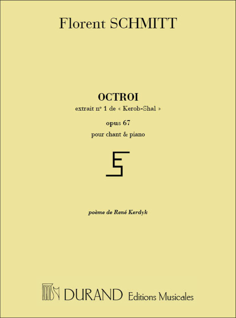 Octroi Chant-Piano