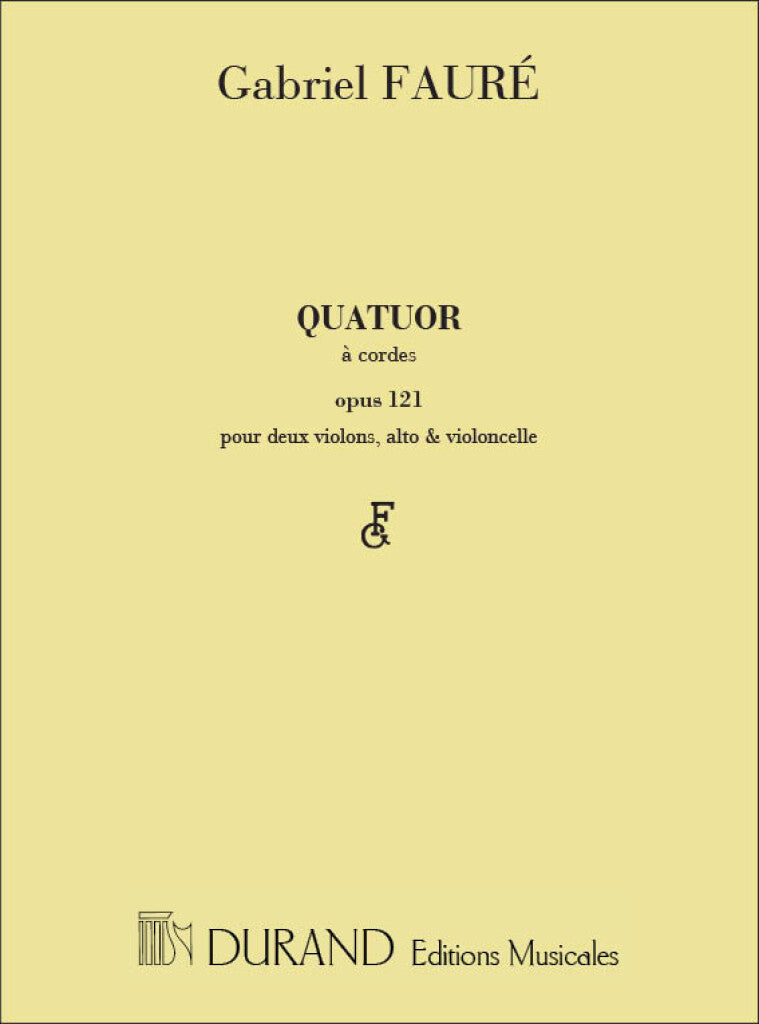 Quatuor à Cordes, Op. 121