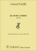 Quatuor à Cordes Op 121