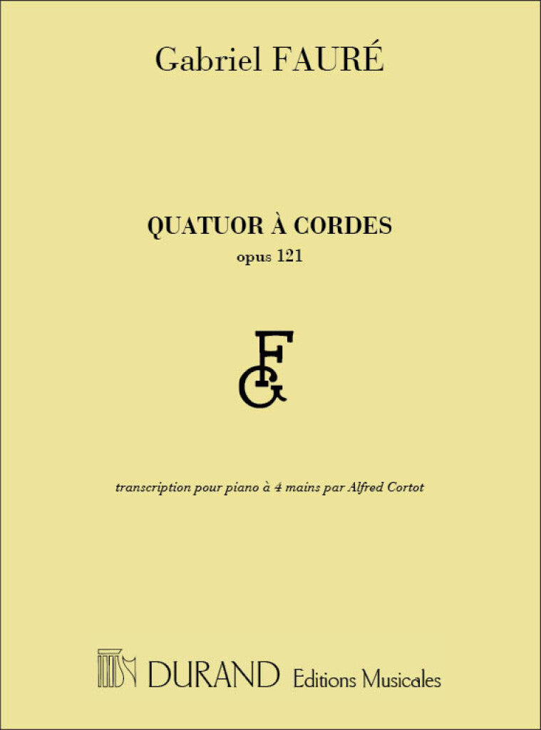 Quatuor à Cordes Op 121