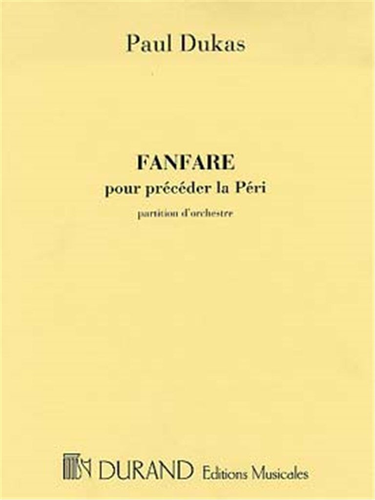 Fanfare pour préceder la Péri (Score Only)