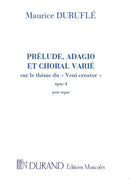 Prélude, adagio et choral varié (sur Veni Creator)