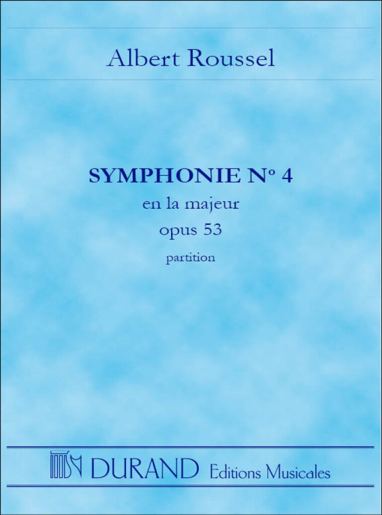 Symphonie N 4 Op 53 (La Majeur