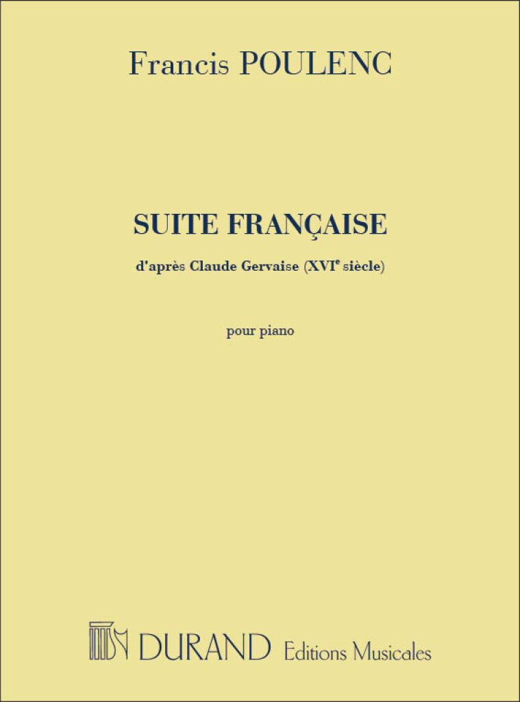 Suite Francaise, d'après Claude Gervaise