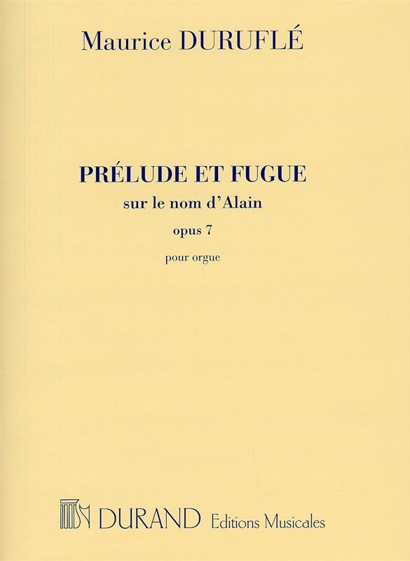 Prélude et fugue sur le nom d'Alain