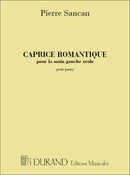 Caprice Romantique Pour La Main Gauche Seul Piano