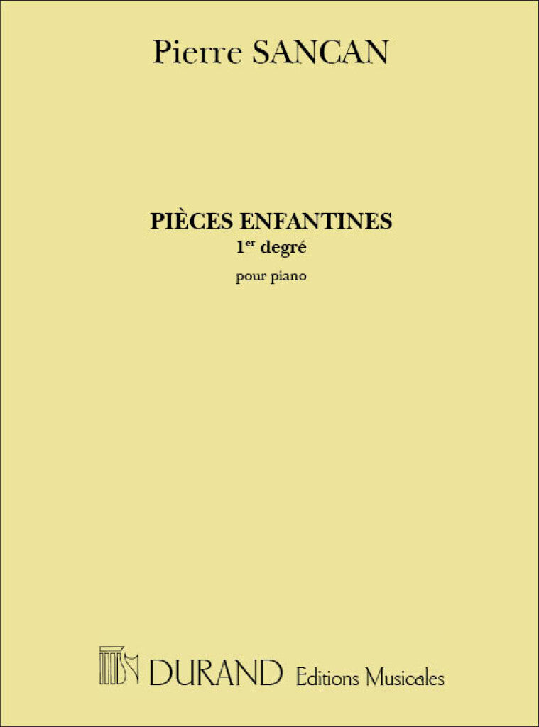 Pieces Enfantines Vol 1