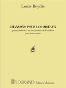 Chans. Pour Les Oiseaux (High Voice) (P.Fort