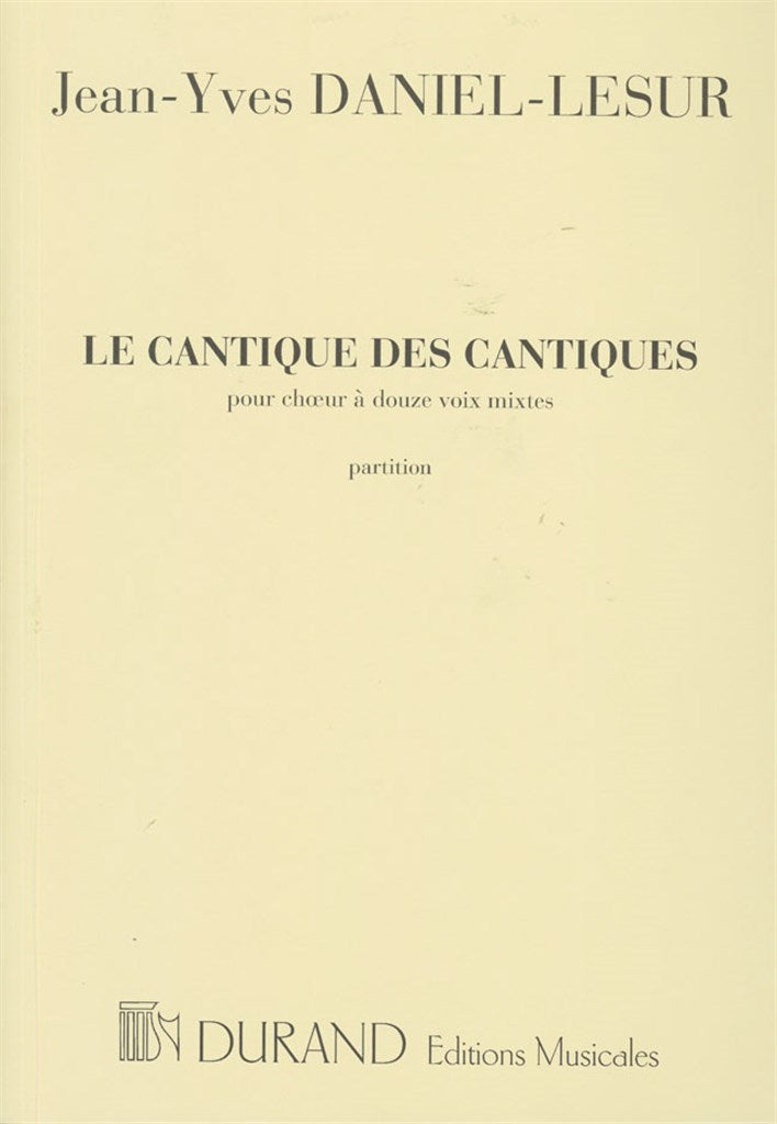 Le Cantique Des Cantiques