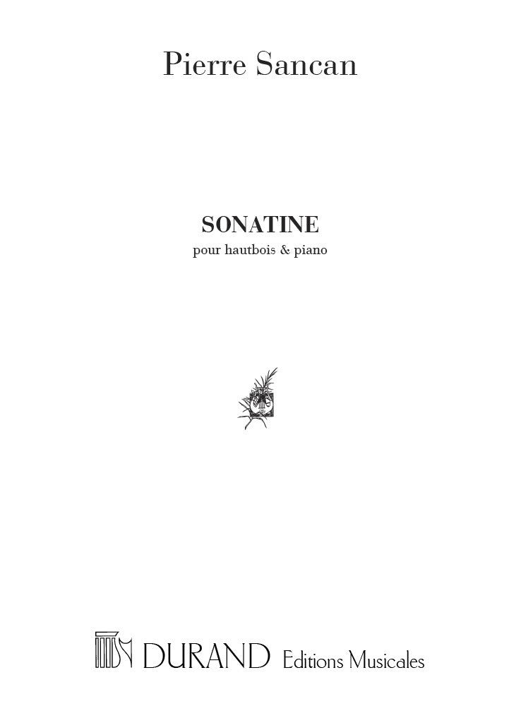 Sonatine (Oboe and Piano)