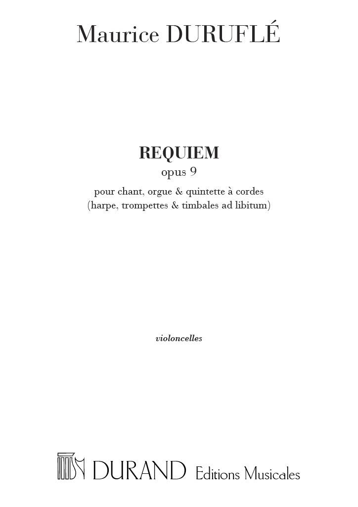 Requiem Opus 9 (Cello part)