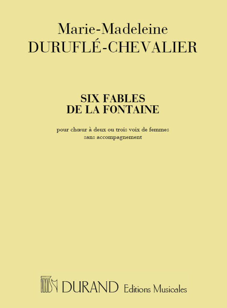 6 Fables de La Fontaine Choeur 2 Et3
