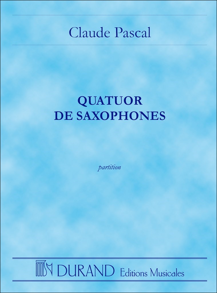 Quatuor de Saxophones (Score)