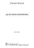 Quatuor de Saxophones (Set of Parts)