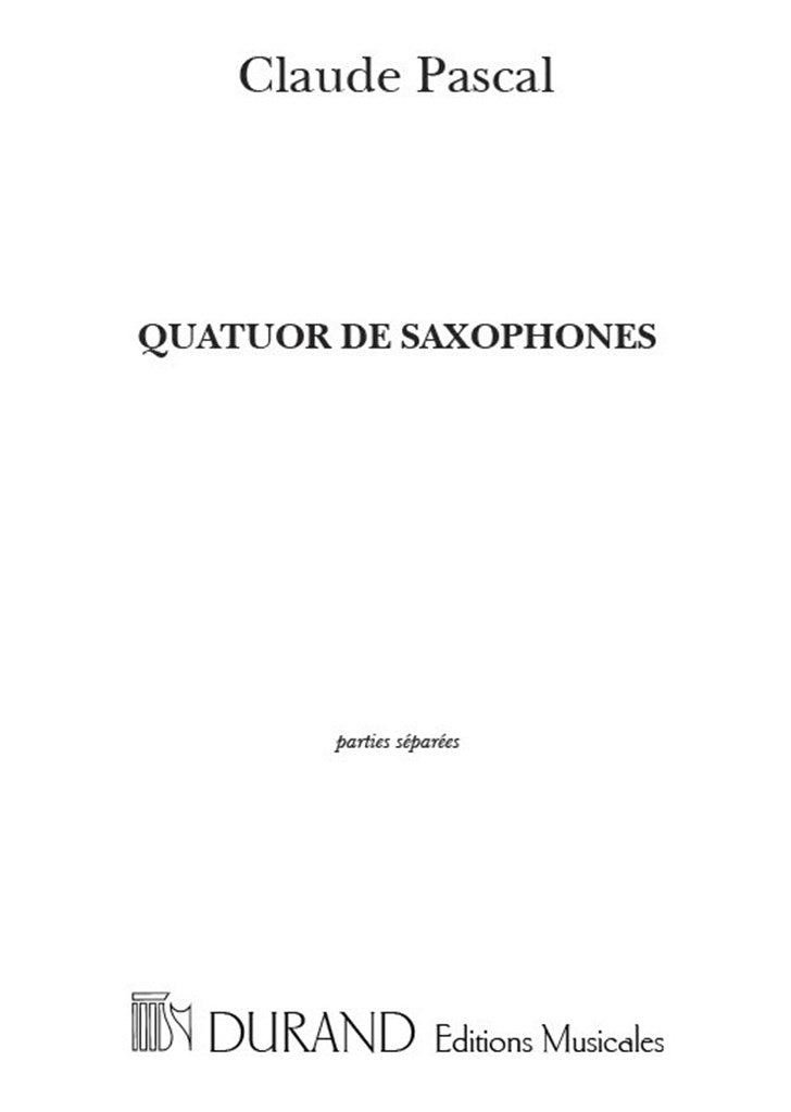 Quatuor de Saxophones (Set of Parts)