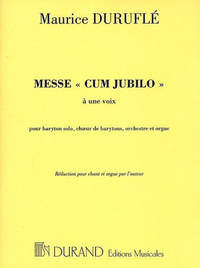 Messe Cum Jubilo Op. 11 (Piano Reduction)