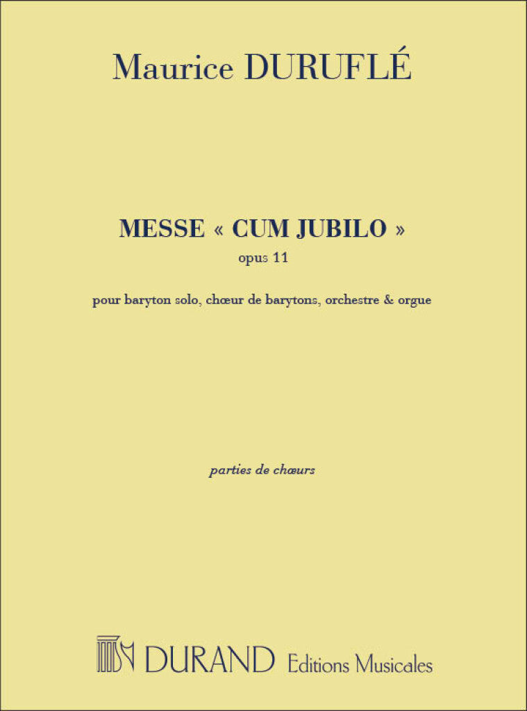 Messe Cum Jubilo Op. 11 (Set of Parts)