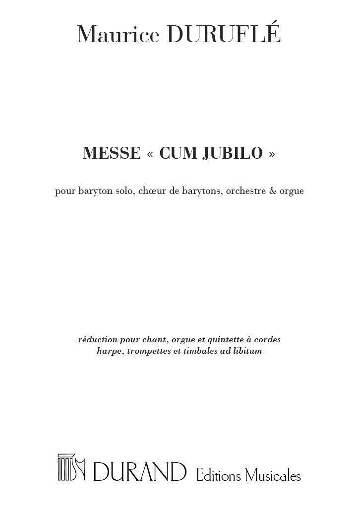 Messe Cum Jubilo Op. 11 (Version Reduite)