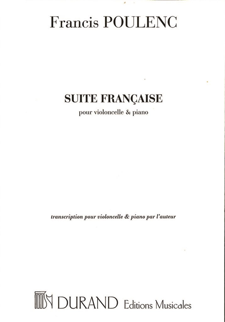 Suite Francaise (1 or 2 Cellos and Piano)